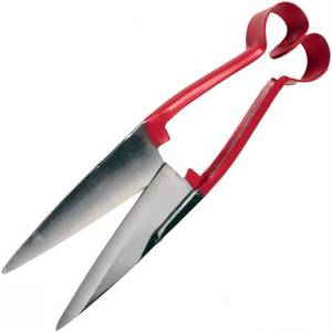 Tijeras profesionales manuales para esquilar ovejas No.10, de alta resistencia, para cortar lana, marca personalizada, mango rojo, duraderas y fáciles de usar. - Product Image 4