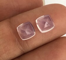 Pierre précieuse en quartz lavande naturel de 4,5 carats, taille sugarloaf, pour la fabrication de bijoux fins - Product Image 5