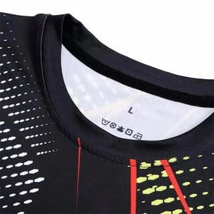 Maillot de compression unisexe à manches longues pour MMA et BJJ, col ras du cou, sublimé, respirant, UPF50+, écologique, personnalisable, type Rash Guard - Product Image 4