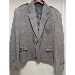 Veste et gilet kilt HIGHLAND ARGYLL 100% laine tweed, vêtements traditionnels écossais pour hommes - Product Image 1