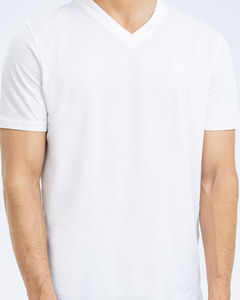 Camiseta de Verano para Hombre de Alto Rendimiento, Hecha a Medida, Cuello en V, Manga Corta, Corte Regular, 100% Algodón Transpirable - Product Image 3