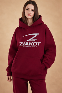 Sudadera con capucha de algodón de felpa francesa de 400 g/m² para invierno, estilo gótico 1:1, con estampado de arañas DTG y efecto puff. - Product Image 4