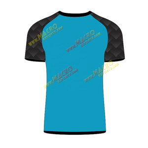 Hombres media manga protección UV Rash Guard personalizado OEM Spandex seda tela de nailon ropa deportiva Rashguard con estilo de logotipo 2025 - Product Image 5