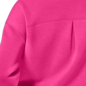 เสื้อฮู้ดผ้าถักแบบลำลองสำหรับผู้หญิงเสื้อสเวตเตอร์คล้องไหล่ระบายอากาศเป็นมิตรกับสิ่งแวดล้อมออกแบบได้ตามต้องการ - Product Image 4