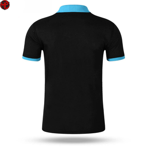 Camisa de Golf Casual para Hombre con Cuello en Contraste, 100% Algodón, Secado Rápido, Manga Corta, Cierre de Botones, Logotipo Personalizado Bordado - Product Image 2
