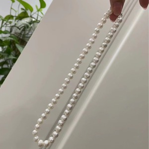 Conjunto de Joyería de Moda Navideña 2025 con Colgante de Perla Edison Blanca Brillante de Agua Dulce Natural de 11-12 mm - Product Image 4