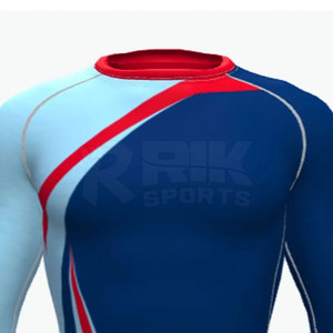Sublimation Rash Guard High Elastic Material Breathable Design <b>Surfing</b> And Outdoor Water Activity Use - Product Image 2