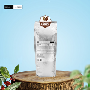 Milano <b>Coffee</b> Traditional <b>Robusta</b> <b>Coffee</b> <b>Beans</b> Medium Roast Roasted <b>Bean</b> Bag - Product Image 1