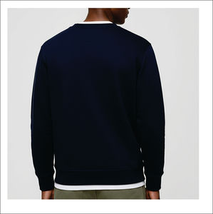 เสื้อสเวตเชิ้ตผ้าฝ้ายคุณภาพพรีเมียมทรงโอเวอร์ไซส์สำหรับผู้ชาย ปักลายตามสั่ง ทรงหลวม สวมใส่สบาย คุณภาพสูง - Product Image 2