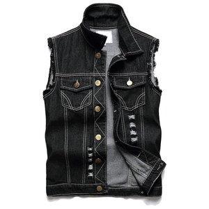 Chaleco Casual de Lona para Hombre, Personalizable al por Mayor, 100% Algodón, Acolchado, con Protección UV, Cuello Alto y Cierre de un Solo Botón - Product Image 1