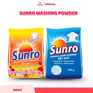 Poudre à lessiver Sunro 800G, blanchissante, nettoyage en profondeur, parfumée, pour le lavage des vêtements - Product Image 1