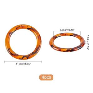 Poignée de sac à main de luxe moderne en résine pour sacs, vente en gros, prix abordable, provenance Inde - Product Image 4