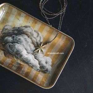 Nouvel Arrivage Plateau en Aluminium Émaillé Style Européen pour Fruits, Multifonctionnel, Décoration de Service pour Mariage, Ramadan, Noël - Product Image 4