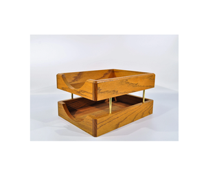 Portaplumas de madera de acacia de diseño elegante y moderno, artesanía en madera maciza, la mejor idea de regalo para profesores y amigos. - Product Image 5