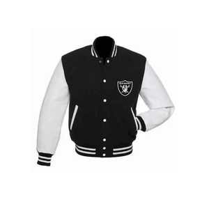 OEM ODM Custom Winter <b>Canvas</b> Baseball Jacket for Men with Embroidery <b>Covered</b> Button Closure V-neck Collar Customized Material - Product Image 3
