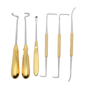 Juego de 6 Piezas de Alta Calidad de Instrumentos Quirúrgicos para Rinoplastia, Cartílago Costal, Acero Inoxidable de Grado Alemán, Marca Surgiright - Product Image 4