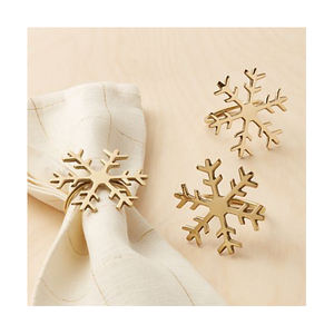 Juego de Servilleteros Redondos de Metal de Lujo para una Experiencia Gastronómica Moderna, Uso en Bodas y Fiestas, Disponible en Stock - Product Image 1