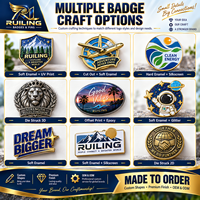Épinglette en émail personnalisée, badge en métal personnalisé avec logo pour cadeaux promotionnels