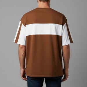 Men Oversized Jersey Blank T-Shirt Cotton <b>Baggy</b> Casual Crew Neck Soft Breathable Summer Street Fashion Private Label Supply - Product Image 5