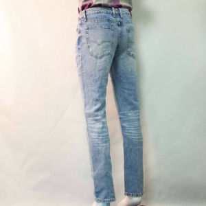 GENERSA SPORTS Jeans Rectos de Hombre de Alta Calidad, Ligeros y Transpirables, de Pana Vaquera, Estilo Hip Hop Otoñal, Lavado Enzimático, Elásticos - Product Image 2