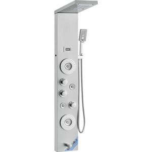 Sistema de Panel de Ducha con Pantalla LED, 6 Modos, Torre de Lluvia, Cascada, 4 Chorros de Masaje Corporal, Grifo para Bañera, para Conjuntos de Baño - Product Image 4