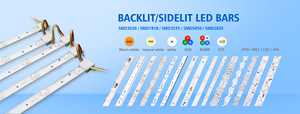 DC 12V Edgelit <b>LED</b> <b>Bar</b> <b>Light</b> 2835 SMD Warm White Side Emitting Rigid Strip Aluminium <b>LED</b> <b>Light</b> <b>Bar</b> for Signage Fabric Lightbox - Product Image 6