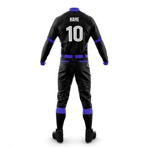 Uniforme de béisbol profesional superventas, conjuntos transpirables, ropa de equipo con contraste de Color, cuello redondo, manga corta, secado rápido, cómodo - Product Image 4