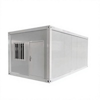 Maison conteneur préfabriquée personnalisée, bureau modulaire portable pour l'hébergement sur chantier, dortoir du personnel, style Mid-Century Modern