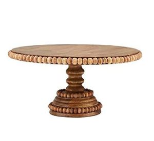 Soporte de Madera Sólida Hecho a Mano para Pasteles, Ideal para Celebraciones de Cumpleaños, Arreglos de Cupcakes y Elegantes Centros de Mesa para Fiestas - Product Image 1