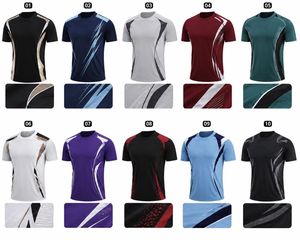 Camiseta de Manga Corta para Hombre, Color Verde Oliva, Cuello Redondo, Ajuste Regular, Deportiva, Transpirable, de Secado Rápido, Tejido de Punto con Spandex, Diseño Geométrico - Product Image 6