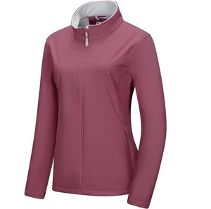 Veste softshell pour femme, best-seller, tendance, coupe ajustée, coupe-vent, thermique, avec fermeture éclair, idéale pour la neige - Product Image 3