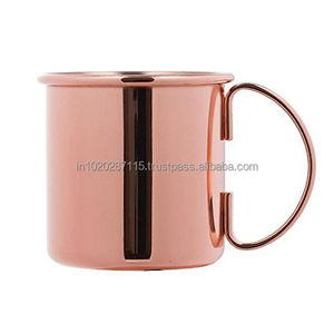 Tazas de cobre elegantes y duraderas para los amantes de los cócteles que buscan auténticos utensilios de bar con acabado rústico hecho a mano - Product Image 2