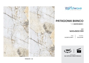 กระเบื้องพอร์ซเลนเชิงพาณิชย์ที่ทันสมัย1600X3200mm 160X320cm คุณภาพที่ไม่มีใครเทียบได้ทันสมัยค้นพบชุดแผ่นพื้นที่ทันสมัยของเรา - Product Image 3