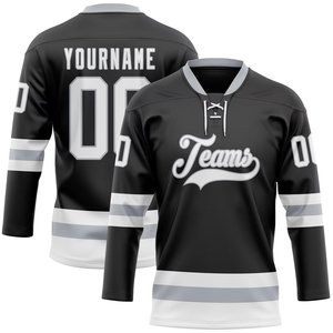 Venta al por Mayor de Camisetas de Hockey sobre Hielo Personalizadas, Uniformes de Equipo Sublimados, Poliéster de Secado Rápido y Transpirable, Nombre y Número Personalizados - Product Image 6
