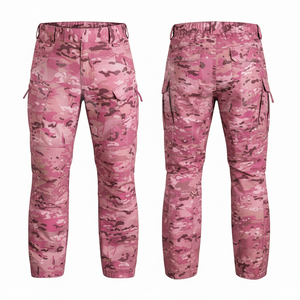 Hot Selling Soft Shell Waterproof <b>Camouflage</b> Pattern Sublimation Printing <b>Cargo</b> Pants Workwear High Waist Heavy Duty Pants Men - Product Image 6