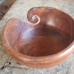 Vente en gros de bols en bois de haute qualité, bols ronds en fibre de bois pour la cuisine, bols en fil d'Inde - Product Image 1