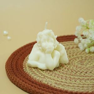 Cute Angel Figurine Candle With Elegant Decorative Design For Girls <b>Birthday</b> Gifts Wedding <b>Favors</b> And Fairy Tale Parties - Product Image 3