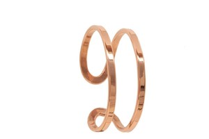 Brazalete de doble banda de cobre puro hecho a mano, joyería de metal sólido de cobre artesanal con alambre dividido, joyería curativa para hombres y mujeres, OEM liso - Product Image 3