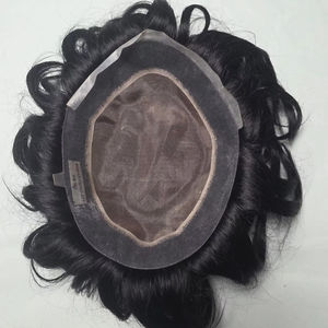 Peluca de Cabello Humano Mono de Primera Calidad Austriaca Taz Hair Bangladesh con Estilos Naturales y Ondas Profundas - Product Image 1