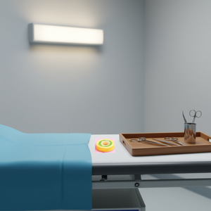 Nastro di garza Ilan 2 cm x 35 iarde giallo per uso medico - Product Image 3