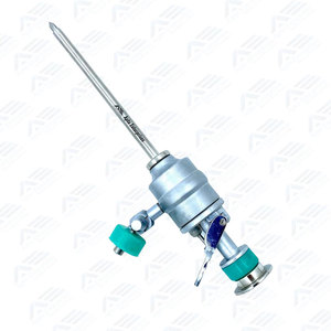 Premium Stainless Steel <b>Laparoscopic</b> Veterinary Trocar Manual Handle Reusable Durable Surgical <b>Instruments</b> for Animal Use - Product Image 5