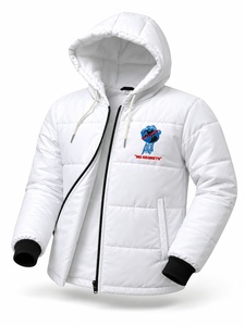 Custom Winter Puffer <b>Jacket</b> with Hood <b>Warm</b> Quilted Lightweight <b>Waterproof</b> Outdoor Fashion <b>Jacket</b> for Men Women - Product Image 3