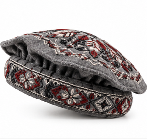Gorros Afganos para Hombre en Oferta, Color Marrón Claro, Lana Pura, Pakol Tradicional Hecho a Mano, Gorro de Invierno Chitrali, Gorro Afgano para Hombre, Suave y Cálido - Product Image 3