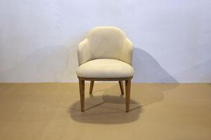 Modern Contemporary Upholstered <b>Dining</b> <b>Chair</b> Teak Wood Legs <b>Black</b> Finish Polyester Seat Home Furniture Hotel Villa Use Model - Product Image 2