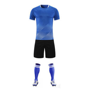 Ensembles de maillots de football unisexes personnalisés de qualité supérieure, respirants et à séchage rapide, à manches courtes, pour l'entraînement des adultes - Product Image 1
