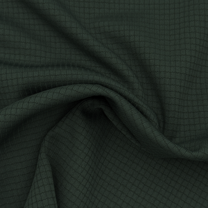 Tissu recyclé en polyester à maille filetée personnalisé et tendance pour vêtements de jogging - Product Image 3