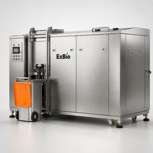 Machine à déchets alimentaires durable 2t, processeur de déchets alimentaires, système de compostage, équipement de recyclage des déchets organiques pour hôtel - Product Image 1
