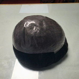 Bangladesh Taz Hair 100% Density Remy Grade Peluca de tupé para hombres con base de piel Indian Kinky Straight and Deep Wave Styles - Product Image 5