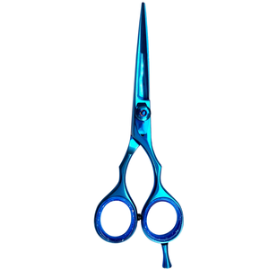 Tijeras de Belleza Profesionales para Salón, de Acero Inoxidable con Mango de Cerámica, para Diestros, 32 Dientes, Punta Redonda y Afilada, Herramienta de Barbería - Product Image 3