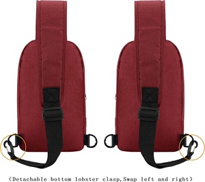 Mochila Pequeña para Hombre y Mujer, Bandolera, Mochila de Pecho para Senderismo, Deportes y Uso Diario - Product Image 4